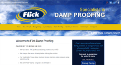 Desktop Screenshot of flickdampproofing.co.za